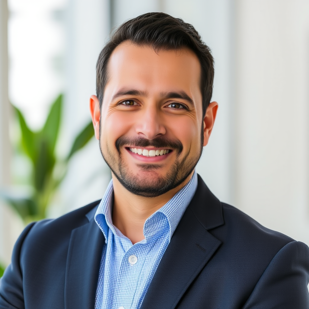 Retrato profesional de Diego Martínez, planificador financiero especializado en estrategias de inversión a largo plazo en el sector energético